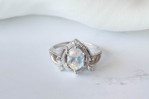 moonstone rings, moonstone gemstone for rings