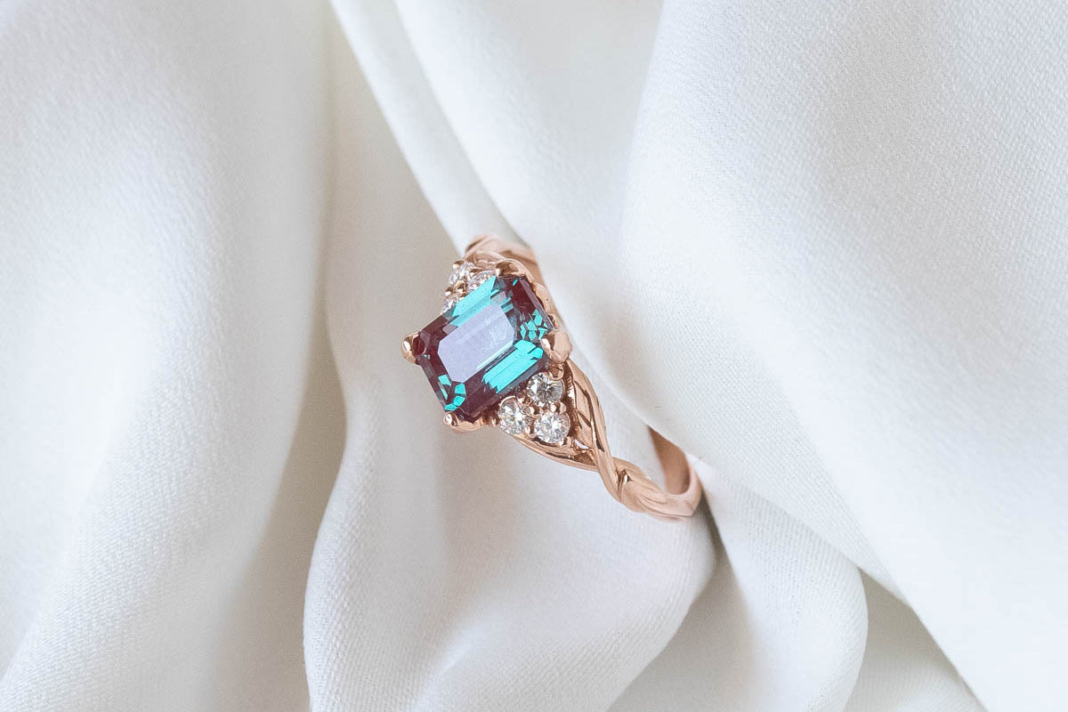 Color-Changing Gemstone Rings