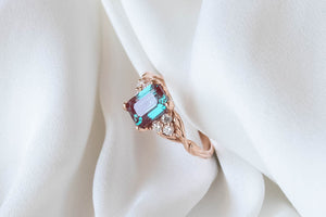 Color-Changing Gemstone Rings