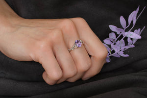 Purple Gemstone Rings