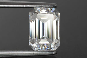 Emerald cut gemstones