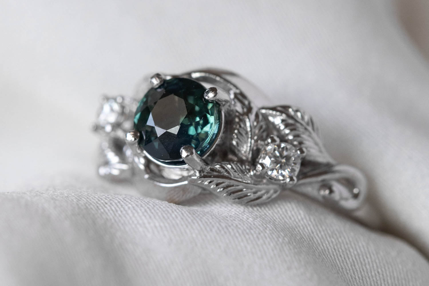 Teal Gemstone Rings