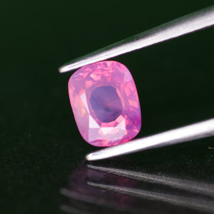 Sapphire opalescent | natural purplish pink, cushion cut *6x5mm, VS *0.93ct - Eden Garden Jewelry™