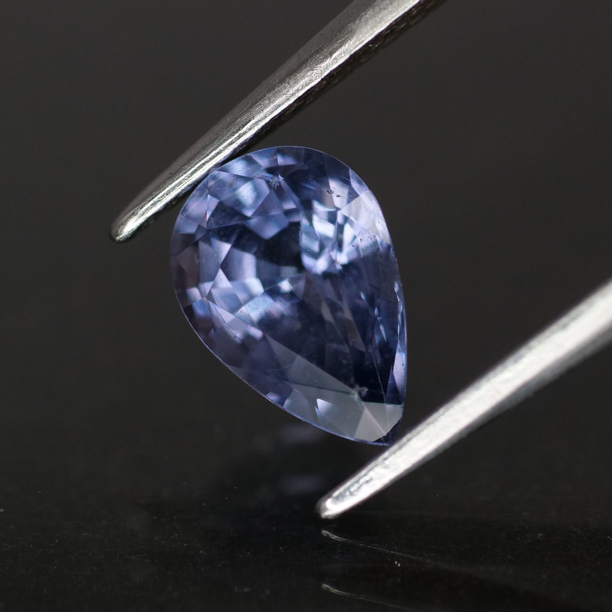 Blue Spinel | natural, purplish blue, pear cut *7x5 mm, *1ct - Eden Garden Jewelry™