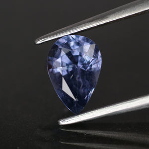 Blue Spinel | natural, purplish blue, pear cut *7x5 mm, *1ct - Eden Garden Jewelry™