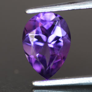 Amethyst |  pear cut 10x7mm, 1.5ct, VS clarity, Africa - Eden Garden Jewelry™