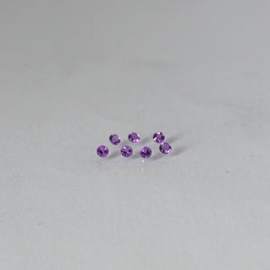 Amethyst | round cut, lavender, purple, accent stones, VS clarity, Africa - Eden Garden Jewelry™