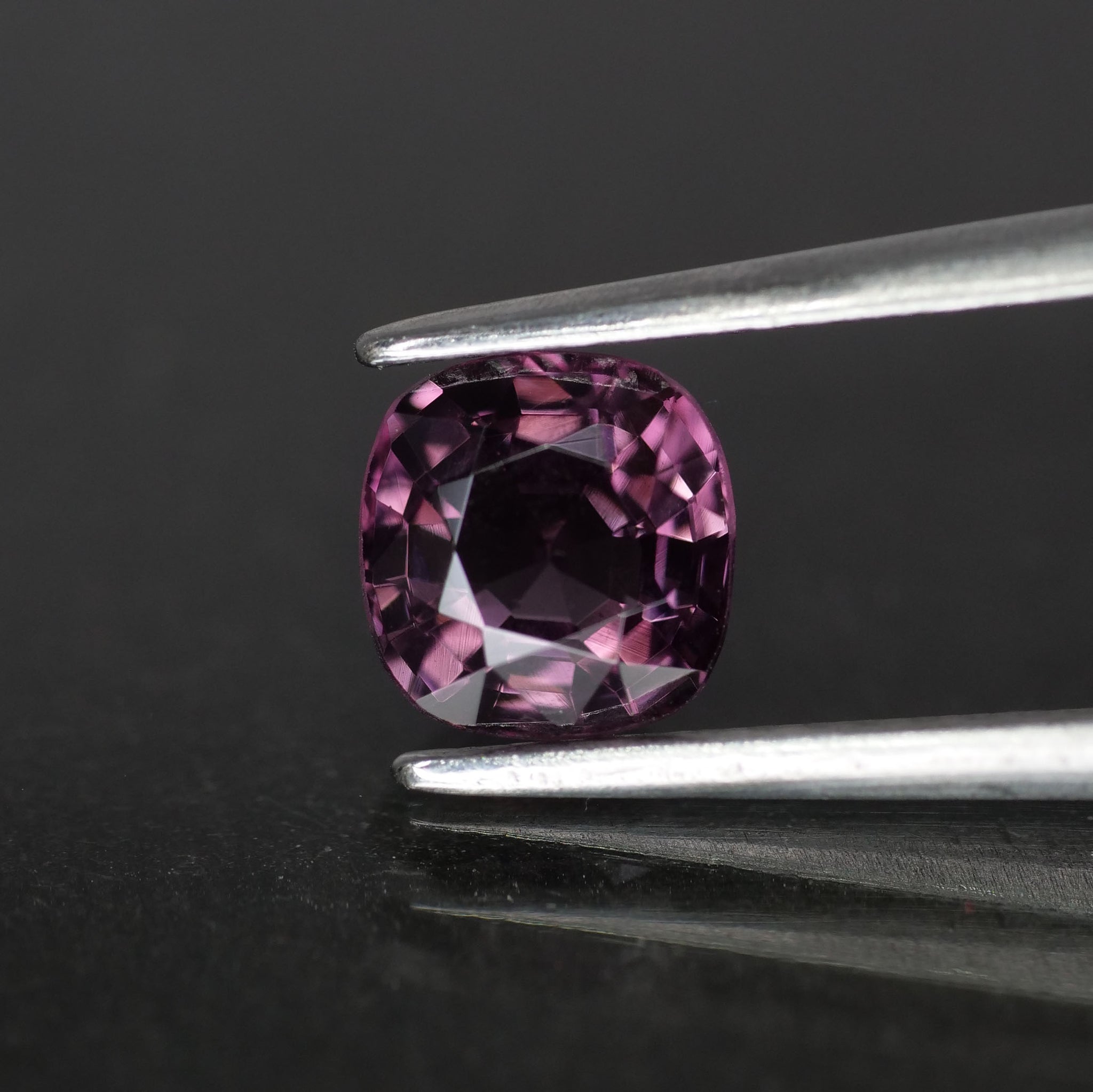 Purple Spinel | natural, cushion cut *5.5 mm, VS, 0.93 ct - Eden Garden Jewelry™