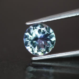 Tanzanite | natural,  bi-colour: purplish green, round cut 6mm VS 0.8ct - Eden Garden Jewelry™