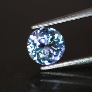 Tanzanite | natural,  bi-colour: greenish lavender, round cut 6mm VS 0.75ct - Eden Garden Jewelry™