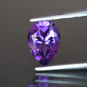 Amethyst |  pear cut 7x5mm, 0.7ct, VS clarity, Africa - Eden Garden Jewelry™