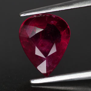 Ruby | IGI certified | natural, oval cut *8x7 mm, *1.4 ct - Eden Garden Jewelry™