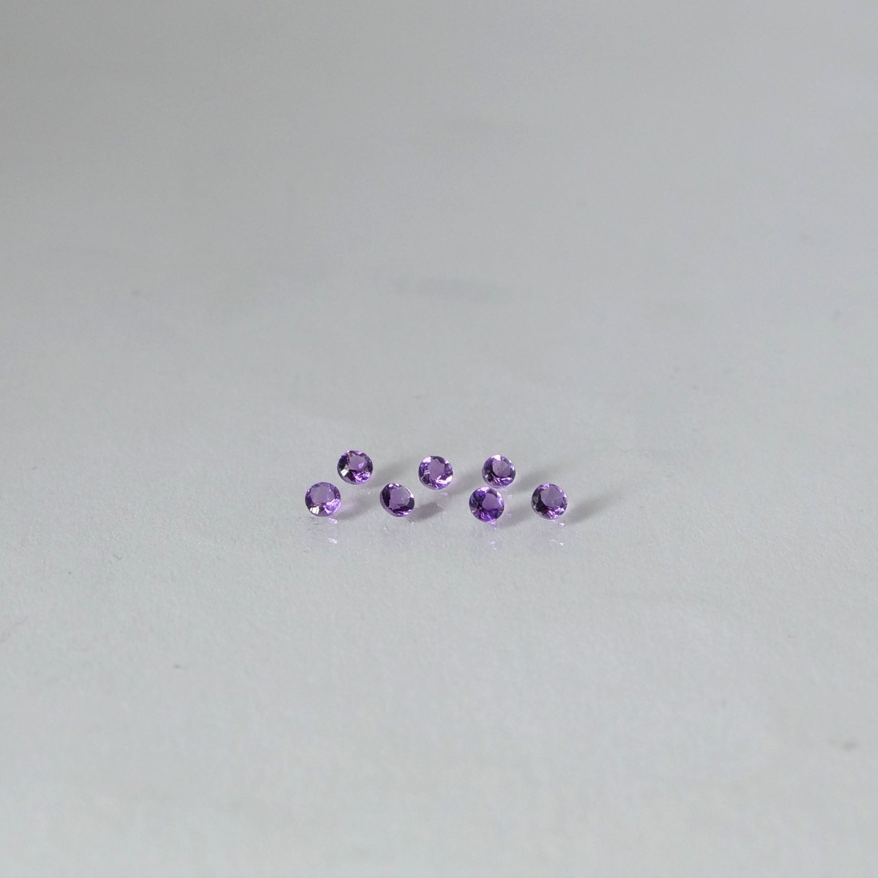 Amethyst | round cut, lavender, purple, accent stones, VS clarity, Brasil - Eden Garden Jewelry™