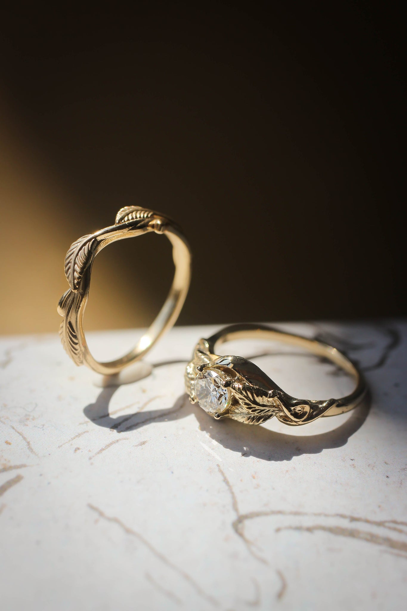 Twig wedding ring, matching band for Azalea - Eden Garden Jewelry™