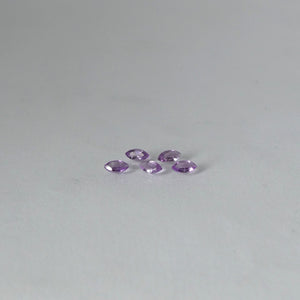 Amethyst | marquise cut 4x2mm, lavender, purple, accent stones, VS clarity, Africa - Eden Garden Jewelry™