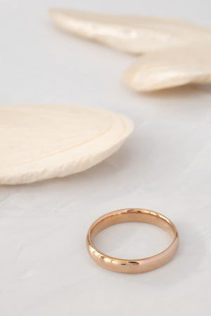 READY TO SHIP: Rose gold classic wedding band, AVAILABLE RING SIZES - 8US, 9US, 10US, 11US - Eden Garden Jewelry™