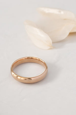 READY TO SHIP: Rose gold classic wedding band, AVAILABLE RING SIZES - 8US, 9US, 10US, 11US - Eden Garden Jewelry™