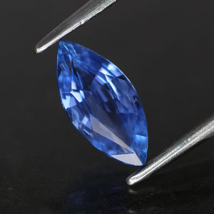 Sapphire | natural, blue colour, marquise cut *9x4 mm, 0.80 ct, Tanzania - Eden Garden Jewelry™