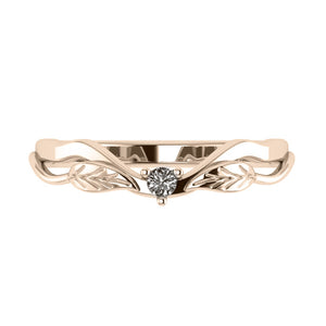 Matching wedding band for Clematis: choose yours - Eden Garden Jewelry™