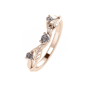 Matching wedding band for Clematis: choose yours - Eden Garden Jewelry™