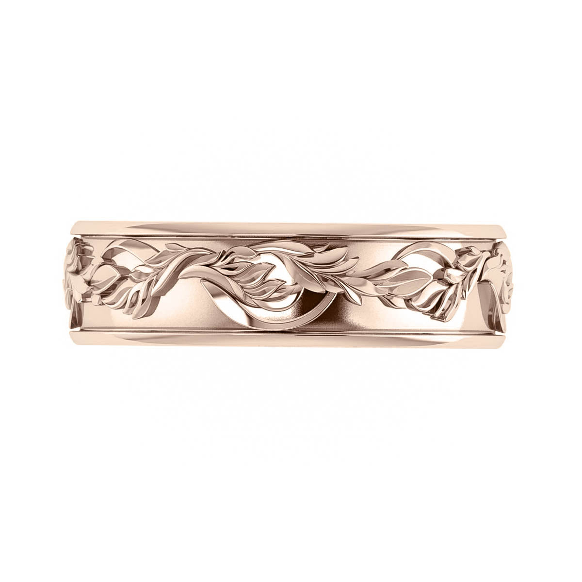 Man wedding band, matching leaf ring / Japanese Maple - Eden Garden Jewelry™