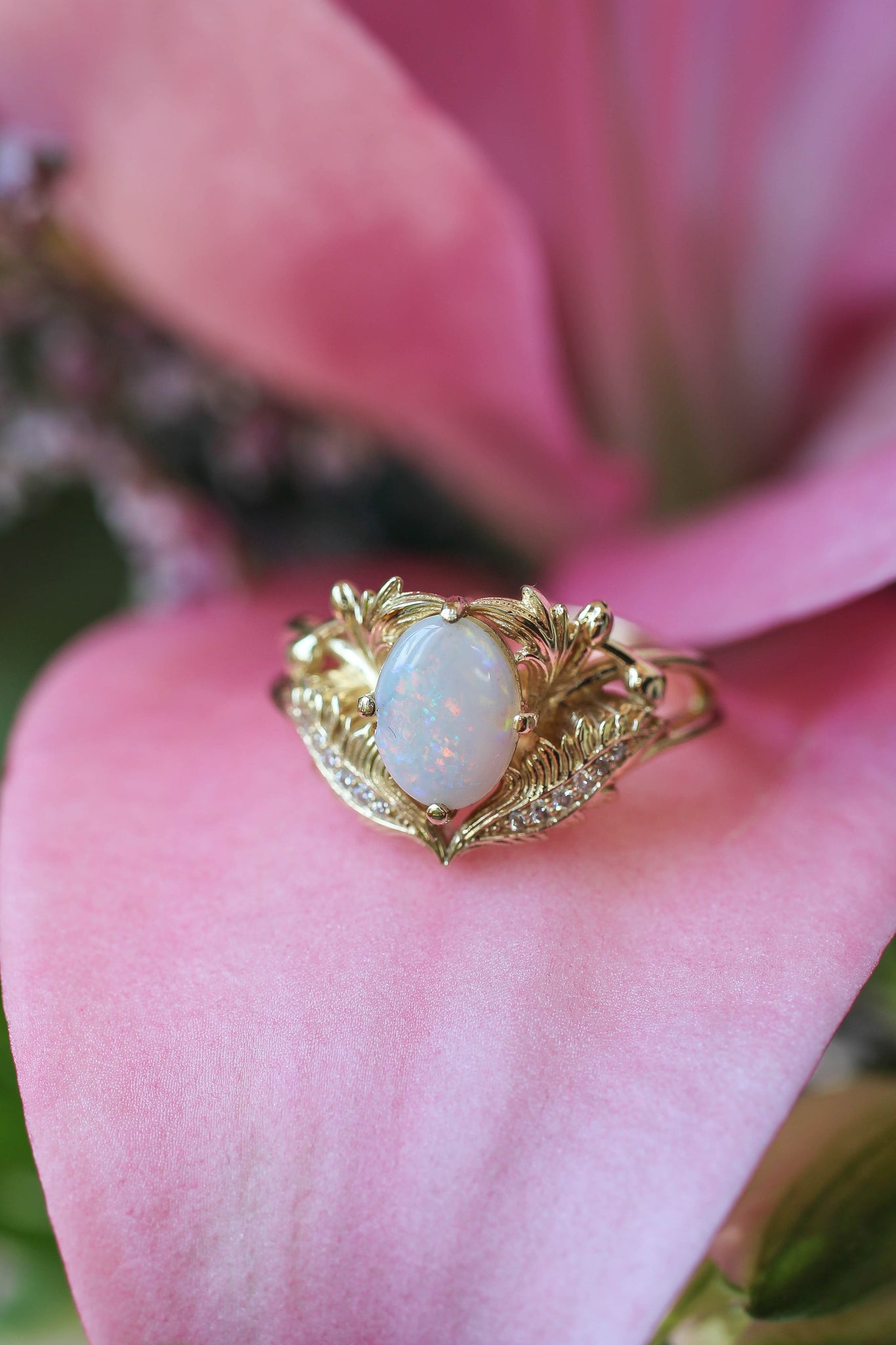 Adonis | oval gemstone setting - Eden Garden Jewelry™