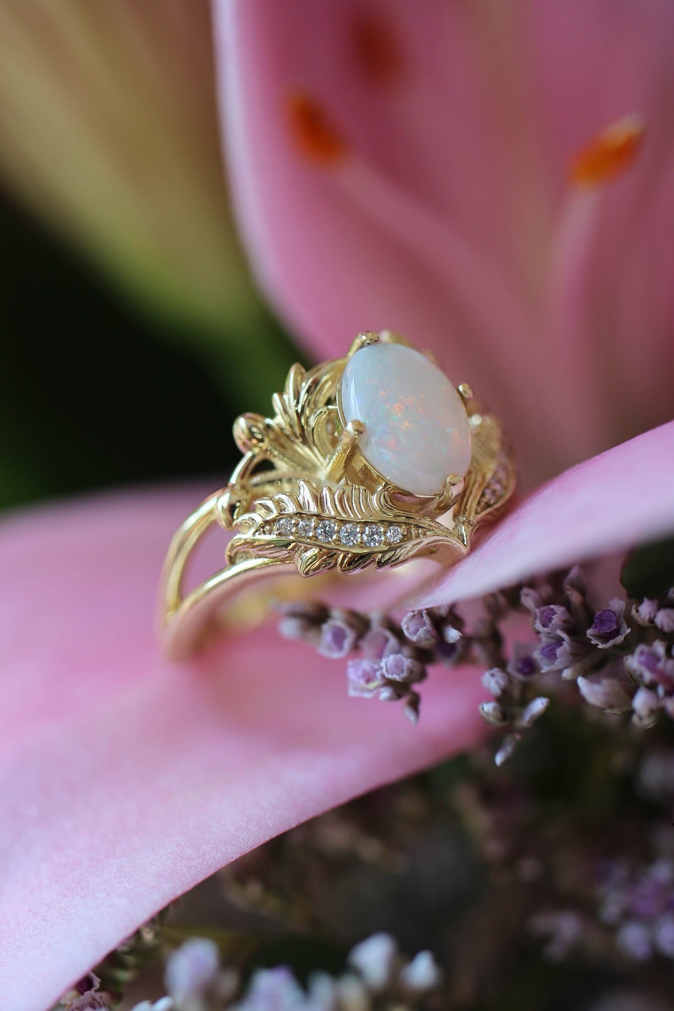 Adonis | oval gemstone setting - Eden Garden Jewelry™