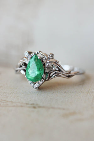 Lida | pear cut gemstone setting - Eden Garden Jewelry™