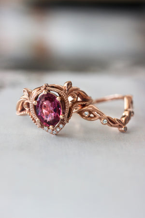 Lida | oval cut gemstone setting - Eden Garden Jewelry™