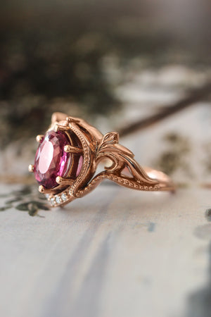 Lida | oval cut gemstone setting - Eden Garden Jewelry™