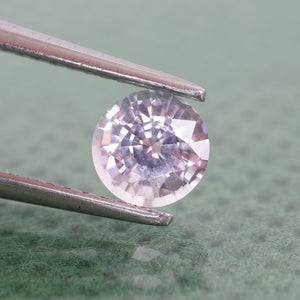 Sapphire very light pink color round VS 5mm 0.5 ct - Eden Garden Jewelry™