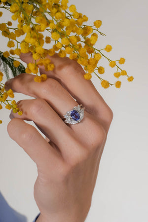 december birthstone tanzanite ring