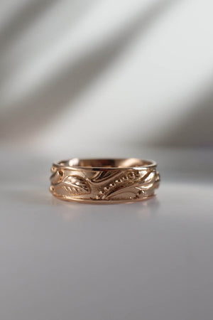 rose gold wedding ring for man