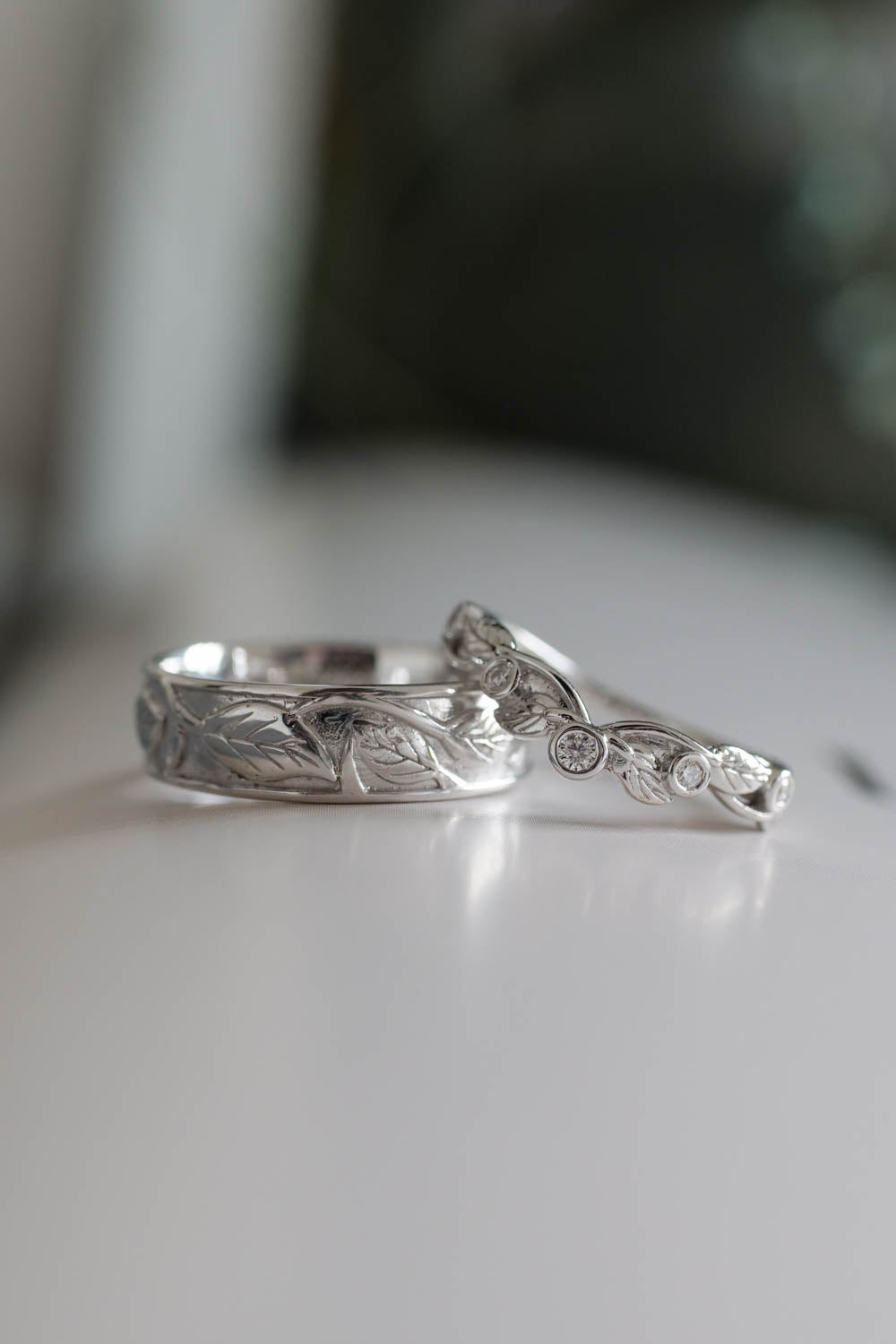 couples wedding band sets