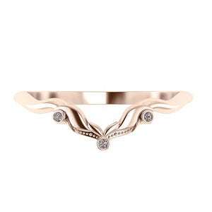 Matching wedding band for small Lida: choose yours - Eden Garden Jewelry™