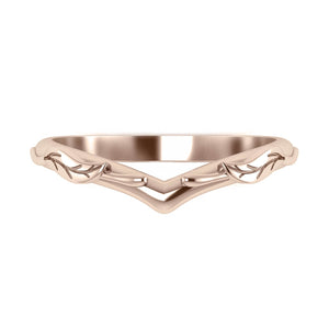 Wisteria | simple matching wedding band - Eden Garden Jewelry™