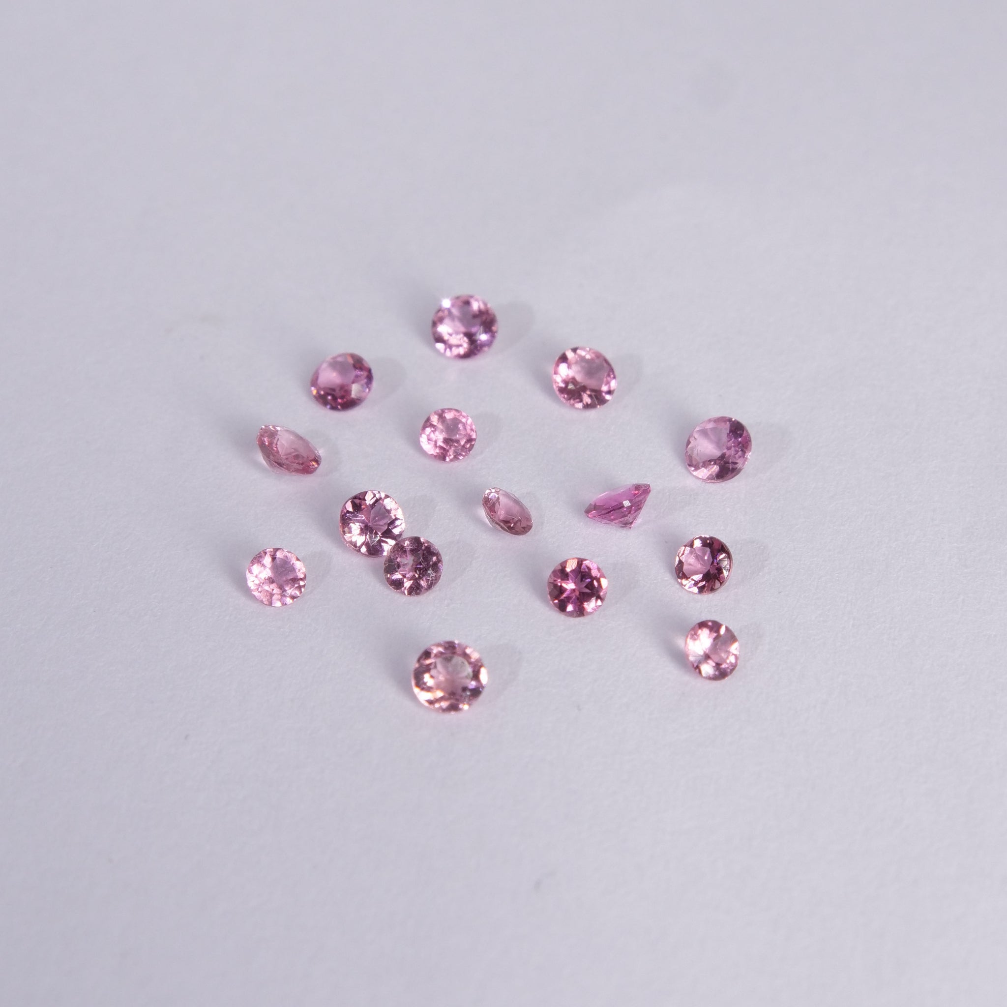 Tourmaline | pink, round cut 3mm, accent stone - Eden Garden Jewelry™