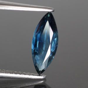 Sapphire | natural, blue colour, marquise cut 11x5 mm, 0.96 ct, Africa - Eden Garden Jewelry™