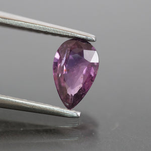 Sapphire | natural, purple, pear cut 7x 4.3 mm, VS 0.6ct - Eden Garden Jewelry™